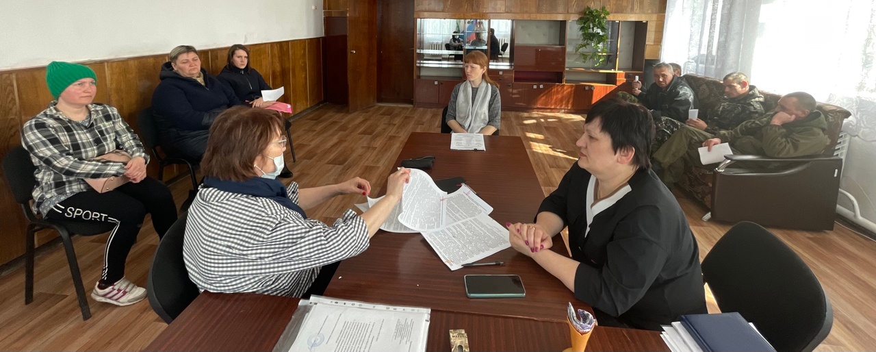 Заседание рабочей группы по содействию в оказании государственной социальной помощи на основании социального контракта на территории Юргамышского МО.